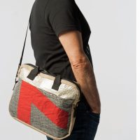 Ga-Oh Zephyr recycled sail briefcase